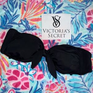 VICTORIA SECRET 32C Strapless Bikini Top in Black